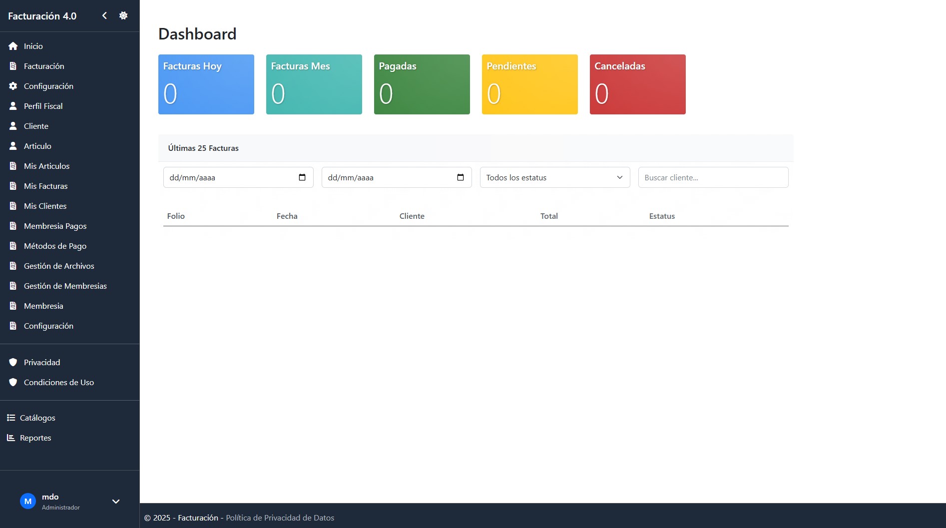 Facturación 4.0 CFDI